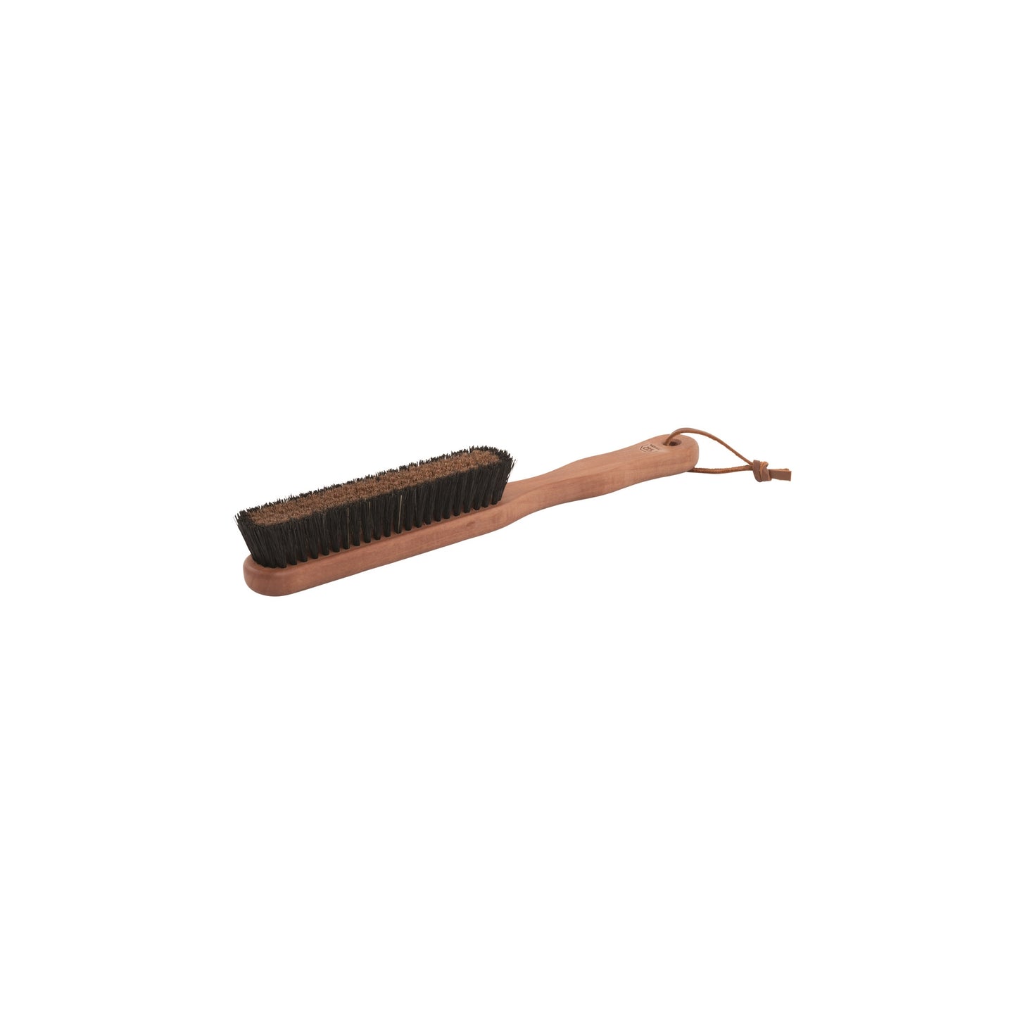 Clothes Brush with Bristle, Bronze Wire & Pearwood Handle