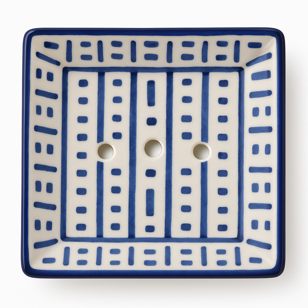 Ceramic Soap Dish - Rectangular