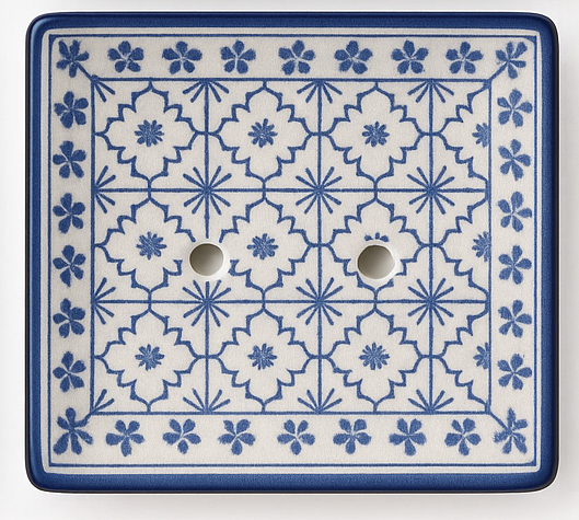 Ceramic Soap Dish - Rectangular