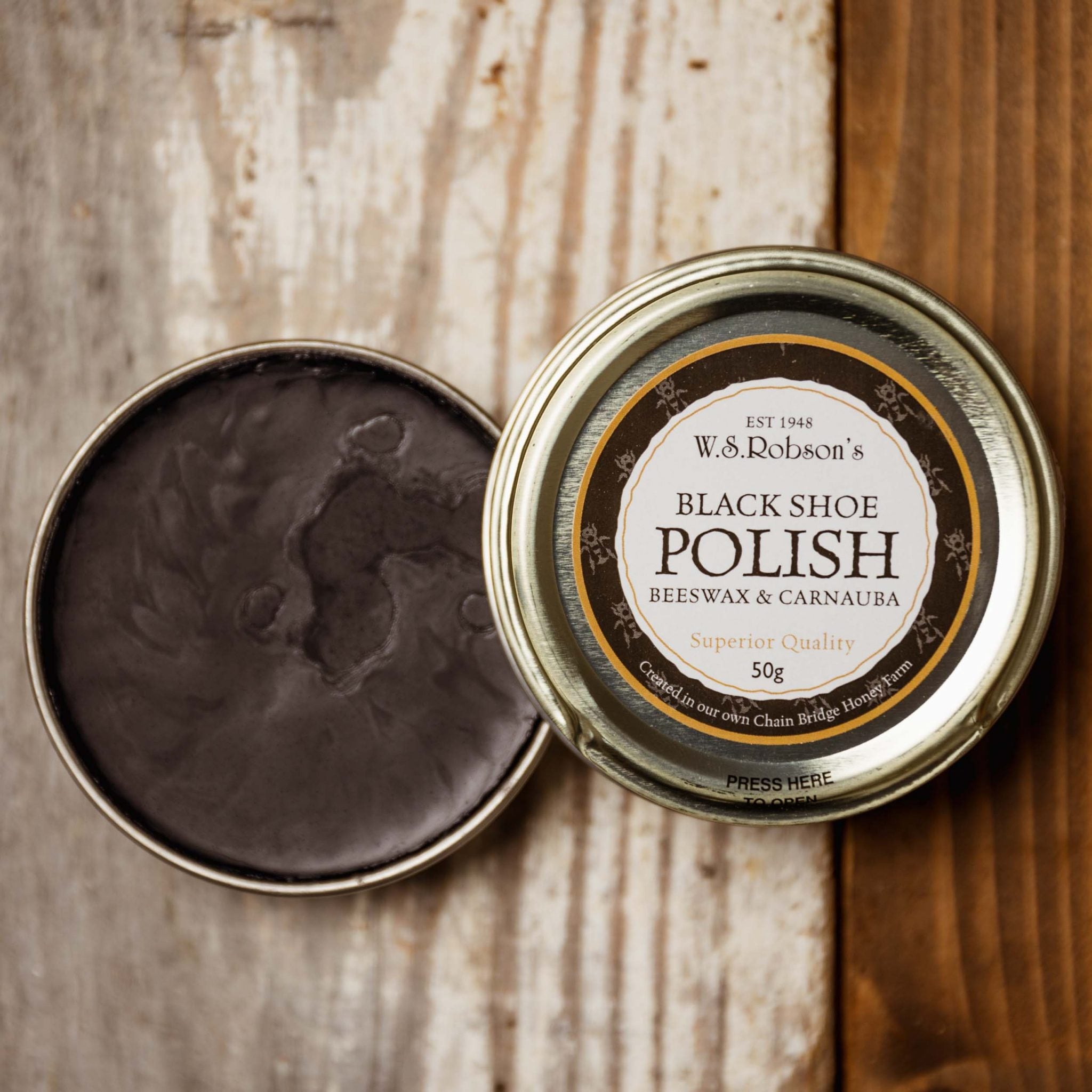 Shoe Polish Black The Oxford Brush Company