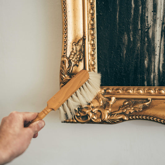 Dust Brush with Waxed Beechwood - Small
