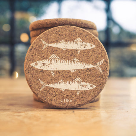 Cork Coaster, Set of 6
