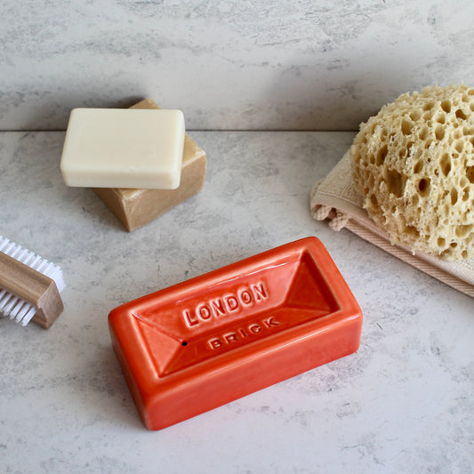 London Brick Soap Dish - Orange