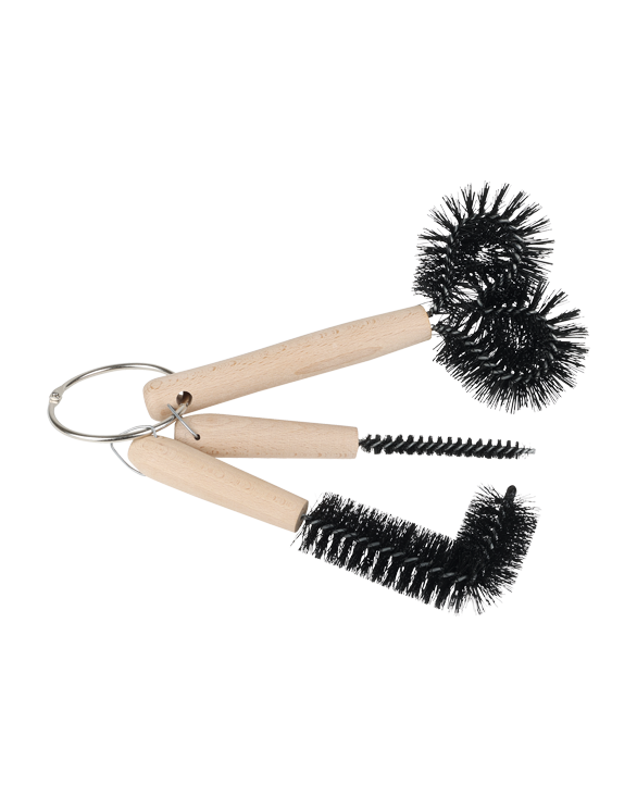 Lawn mower/robot brush set