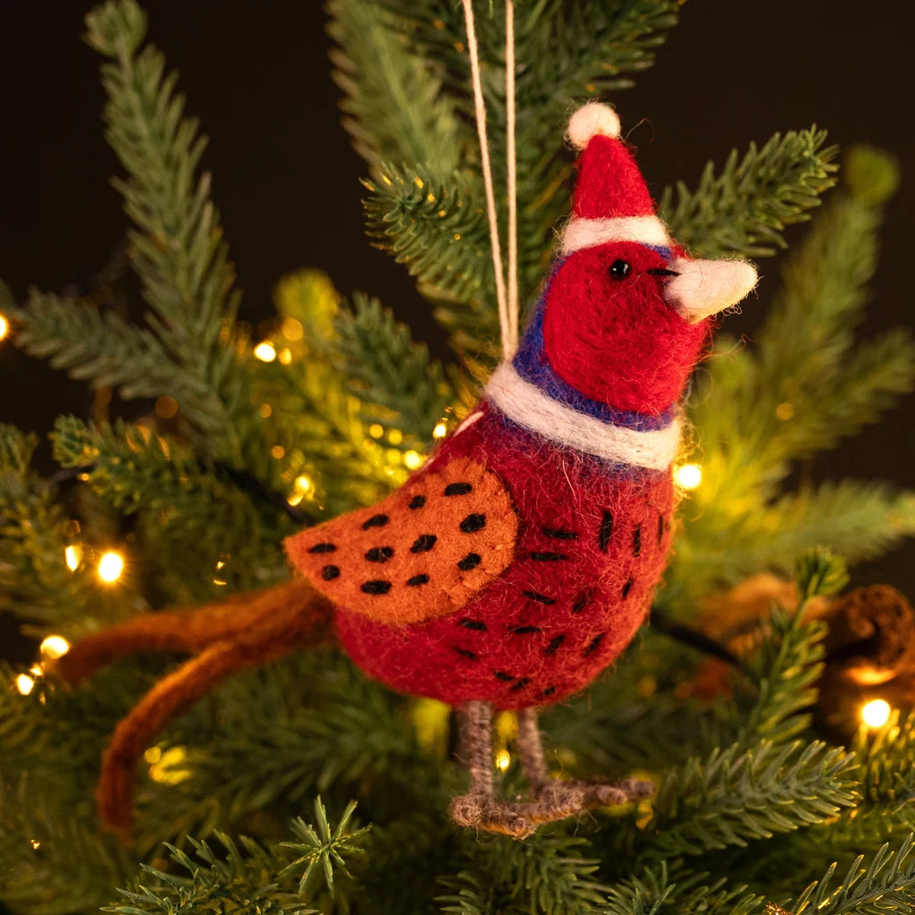 Felt Decoration - Pheasant