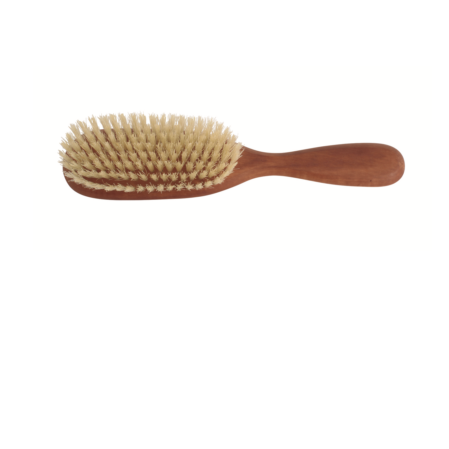 Pearwood Hairbrush, Long with Light Bristle