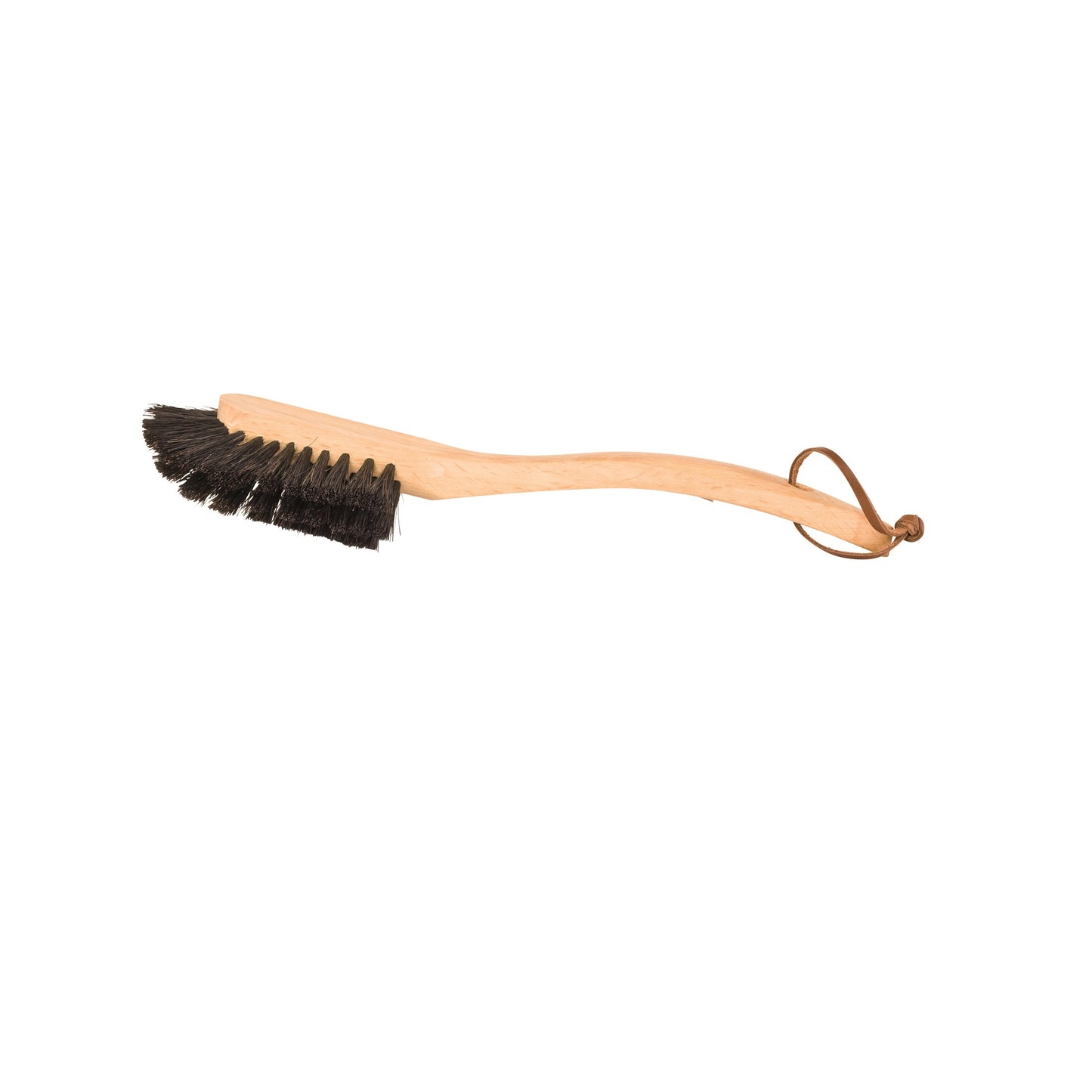 Dish Brush with Curved Handle - Splayed Horsehair