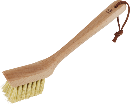 Dish Brush with Scraper Tampico