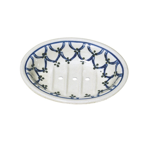 Ceramic Soap Dish - Light Pattern