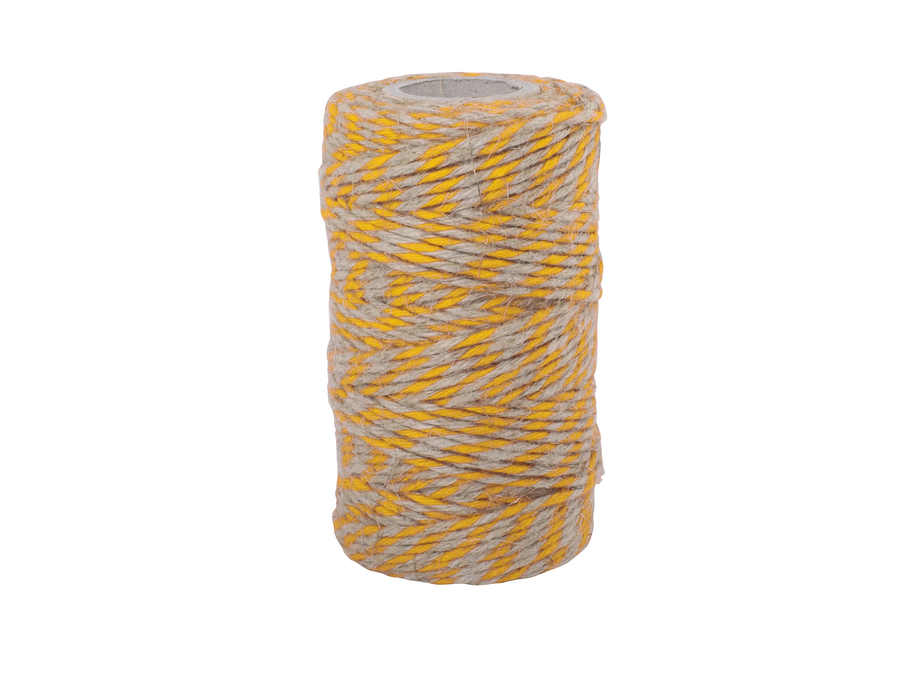 Kitchen twine - Yellow and Natural 55m roll