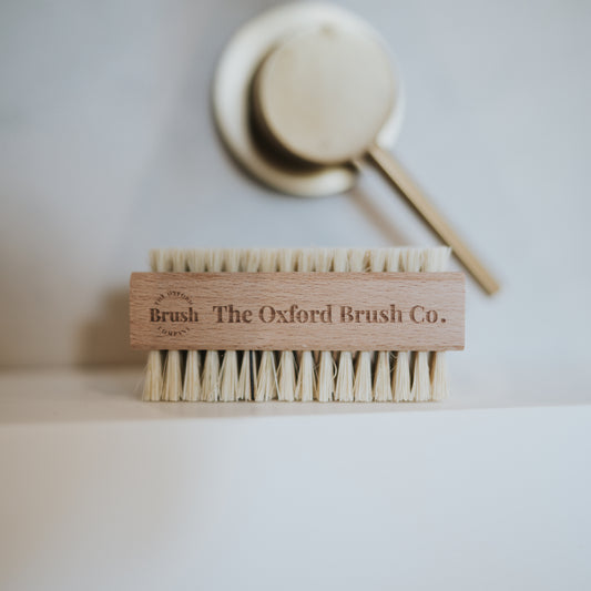 Nailbrush with Beechwood - Engraved Oxford Brush Co