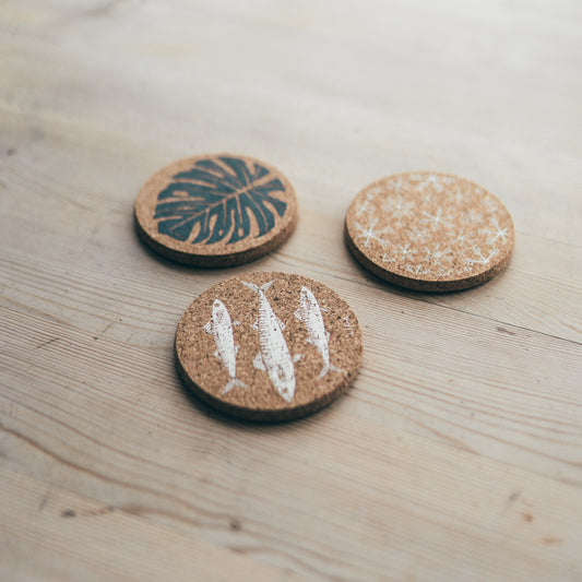 Cork Coaster, Set of 6