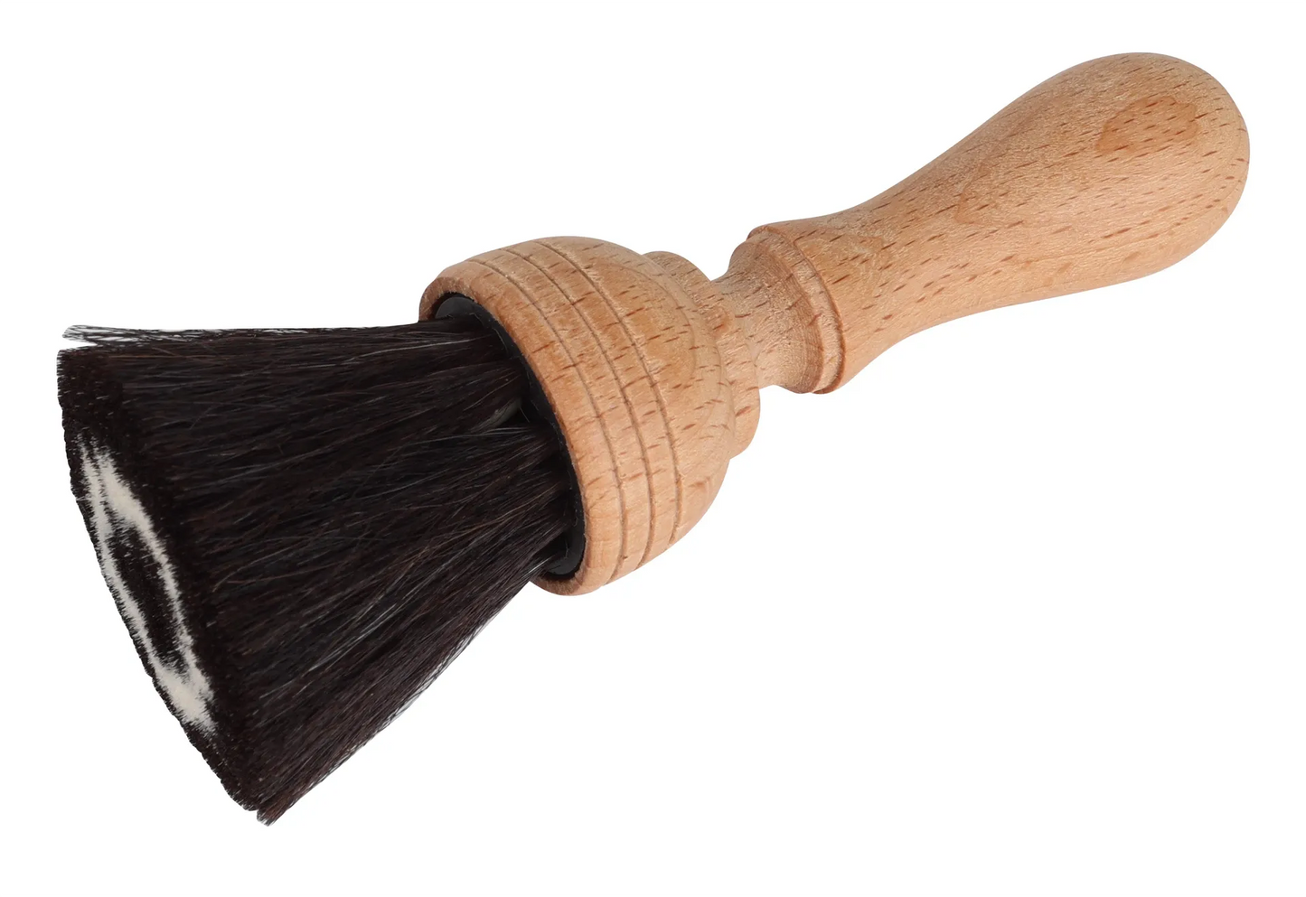 Dust Brush with Waxed beechwood and Dark Goat hair- Small