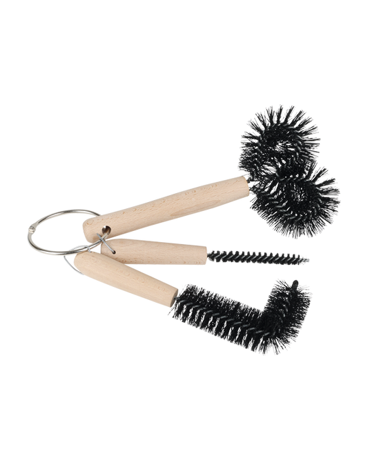 Lawn mower/robot brush set