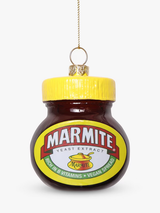 Marmite Glass Christmas Decoration