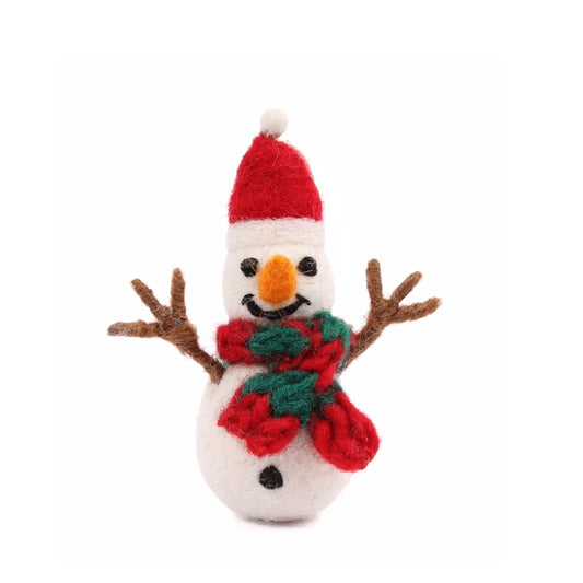 Felt Decoration - Mini Snowman