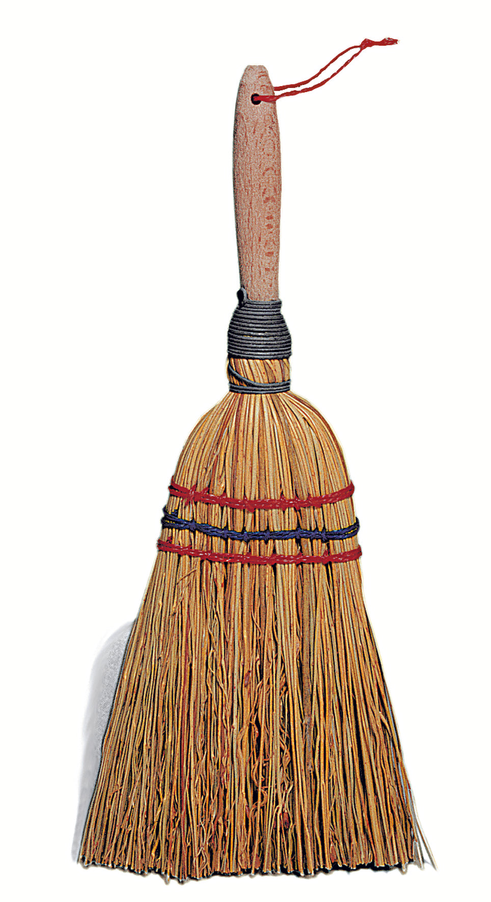 Miniature Rice Straw Hand Brush with Beechwood Handle