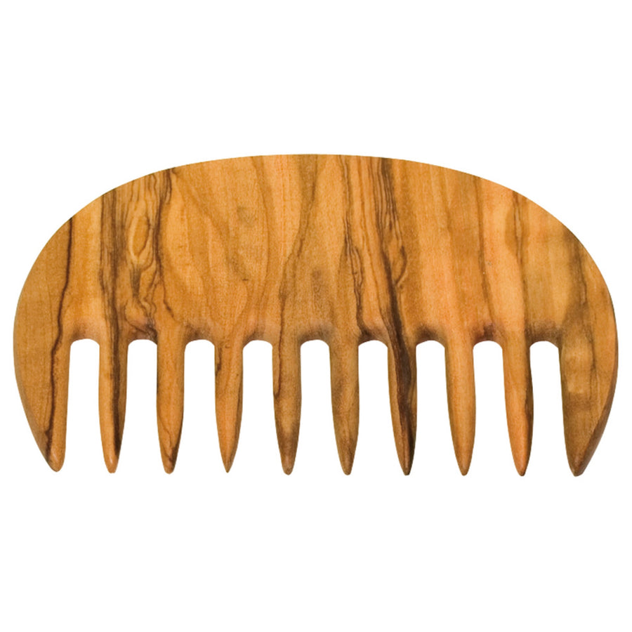 Afro Comb with Olive Wood - Extra Wide