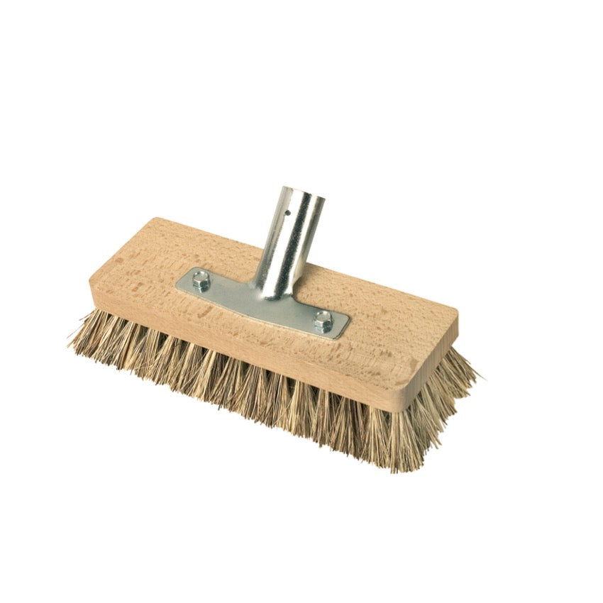 Floor Scrubbing Broom Head with Union Fibre - Unthreaded