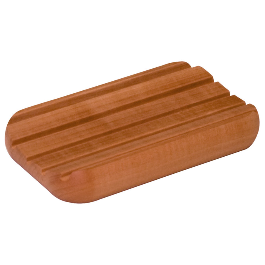 Soap Dish in Oiled Pearwood - Rounded