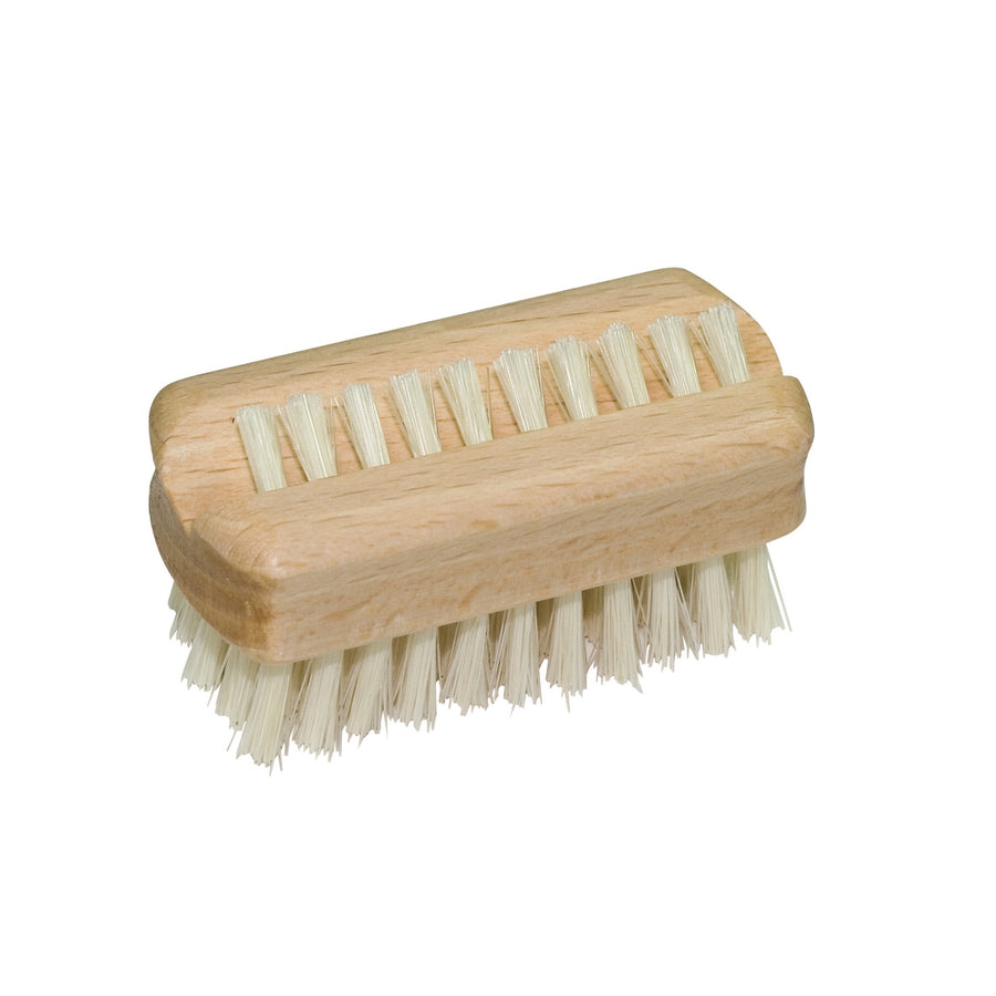 Travel Nail Brush in Beechwood with Bristle