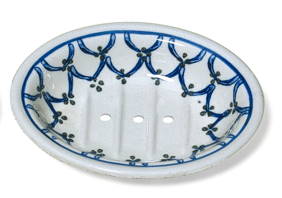 Ceramic Soap Dish - Light Pattern