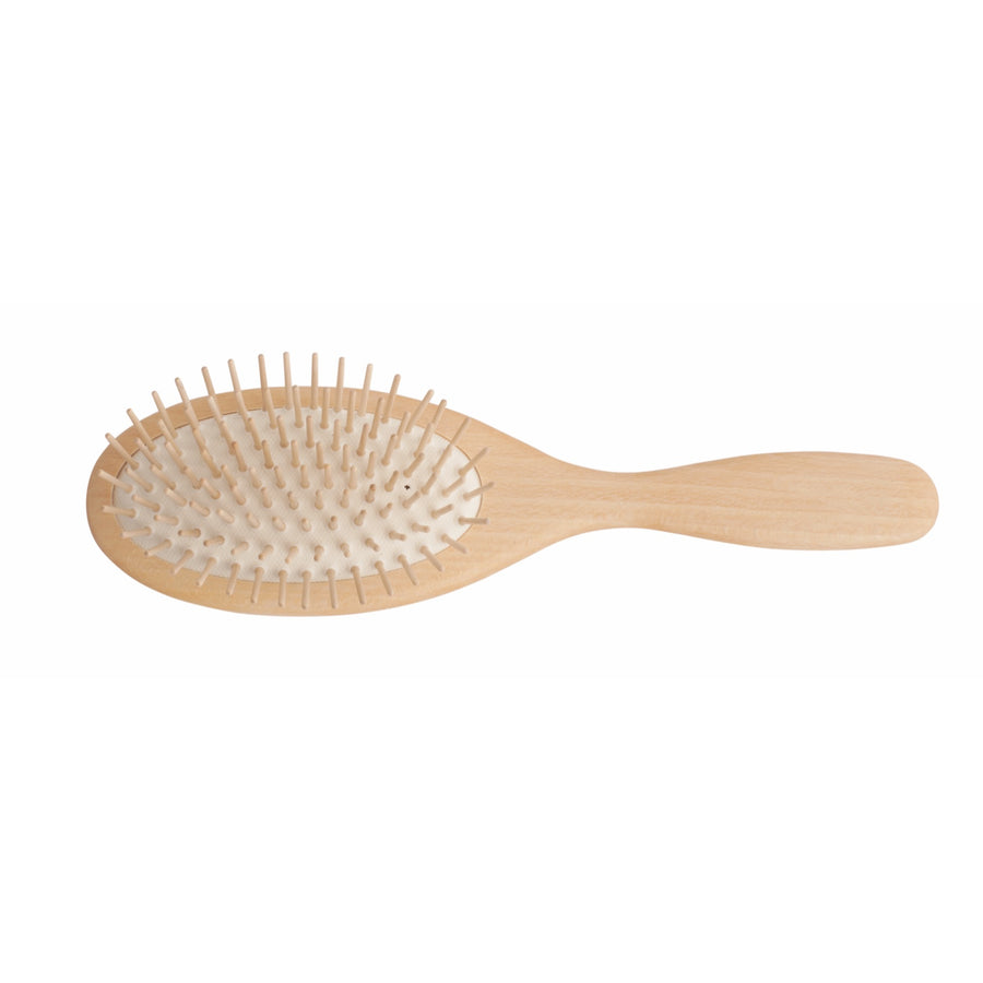 Beechwood Hairbrush, Large with Straight Wooden Pins