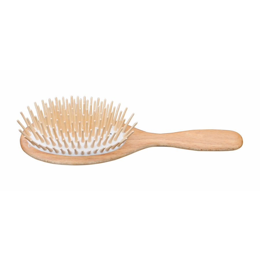 Beechwood Hairbrush with Extra Long Wooden Pins