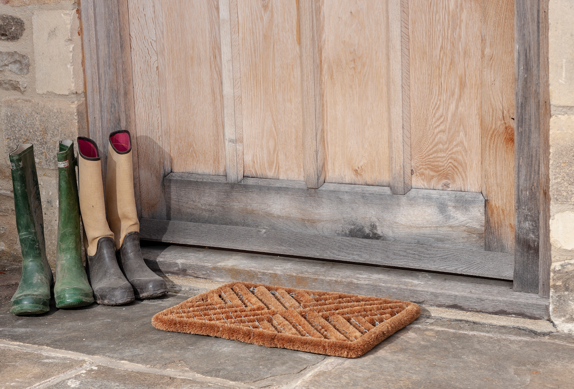 Natural Coconut Doormats & Wooden Door Stops The Oxford Brush Company